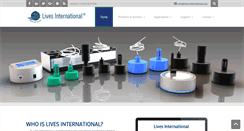 Desktop Screenshot of lives-international.com