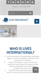 Mobile Screenshot of lives-international.com